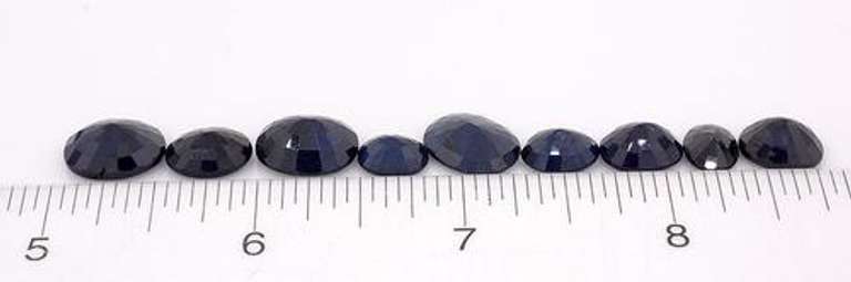 Beautiful Parcel of 40.35CTW Oval Mixed Cut Sapphries
