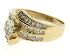 Strong Marquise Center w RBC Channel Set Ring