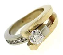 Romantic .65ct Diamond Ring in Yellow gold