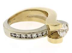 Romantic .65ct Diamond Ring in Yellow gold