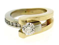 Romantic .65ct Diamond Ring in Yellow gold
