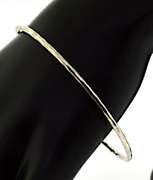 Sleek Ippolita Silver Hammered Bangle
