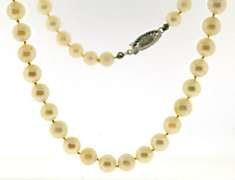 Simple 6.5mm Pearl Necklace
