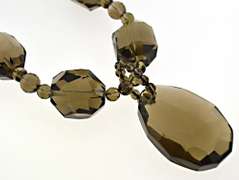 Magnificent Smokey Quartz Beaded Necklace