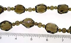 Magnificent Smokey Quartz Beaded Necklace