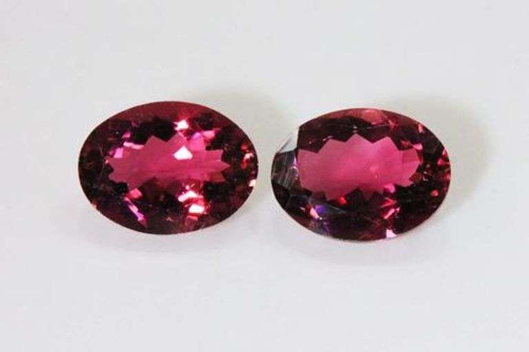 Luscious Natural Pink Tourmaline Pair