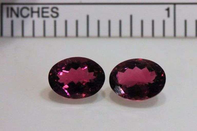Luscious Natural Pink Tourmaline Pair