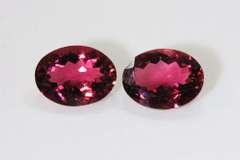Luscious Natural Pink Tourmaline Pair
