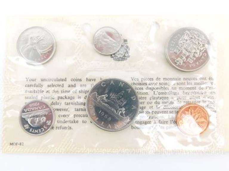 1968 Uncirculated Canadian Coin Set
