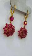 Beautiful 14kt Gold & Ruby Earrings