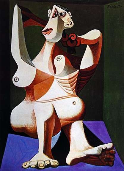 Pablo Picasso, Nude Dressing Her Hair