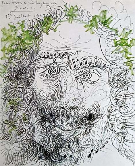 Pablo Picasso Vintage Plate Circa 1971