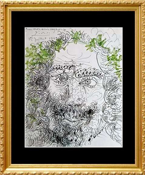 Pablo Picasso Vintage Plate Circa 1971