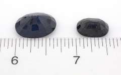 Pair of Lovely Oval-Mixed-Cut Sapphires, 25.24CTW