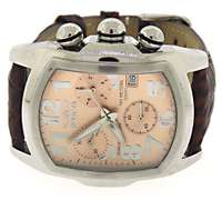Invicta Lupah Chrono Rose Tone Dial Watch