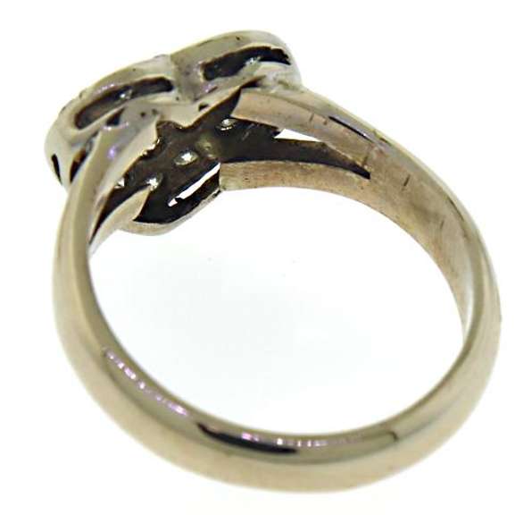 Fantastic Pave Diamond Heart Yellow Gold Ring