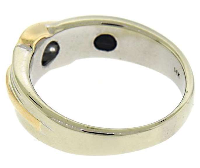 Gents Round Brilliant Cut Diamond Band