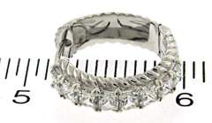 Sterling Silver Judith Ripka CZ Hoop Earrings