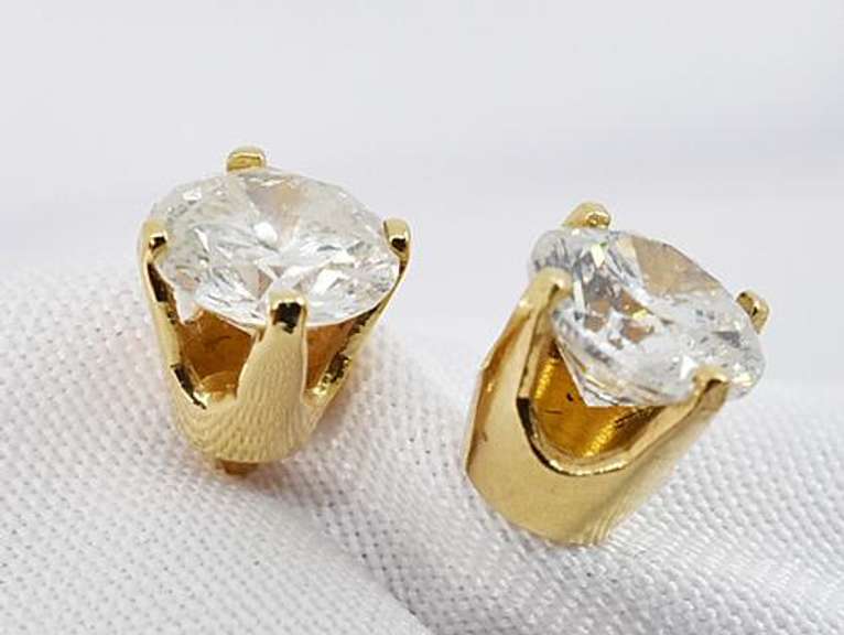 Timeless .8 TW Diamond Stud Earrings in 14K
