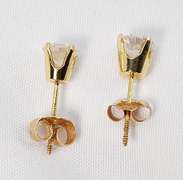 Timeless .8 TW Diamond Stud Earrings in 14K
