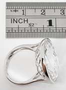 Audacious White Quartz Ring in 14K WG