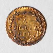 Unc 1876 California Gold Quarter