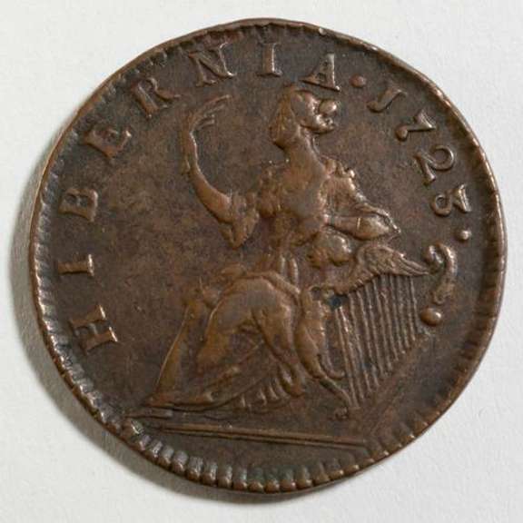 Sharp  US 1723/2 Hibernia Half Penny