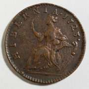 Sharp  US 1723/2 Hibernia Half Penny