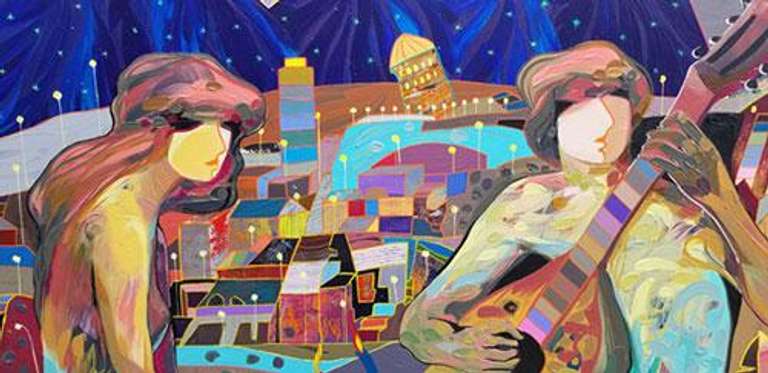 Exquisite Large Original Art By Tadeo