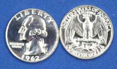 14 Choice Proof Quarters 7 1962 And 3 1960 And 4 1961