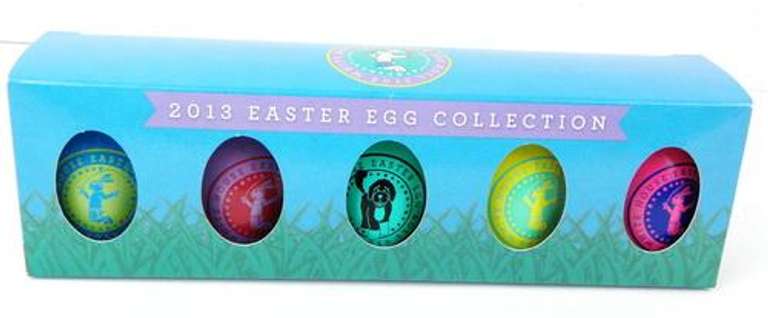2013 Obama White House Easter Eggs in Box