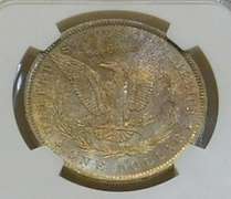 1885-O Morgan  Dollar, NGC MS-64, Near GEM, RvTone