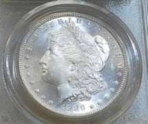 1886 Morgan  Dollar, PCGS MS-64, Near GEM, nice