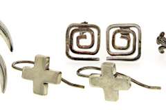 Big Group lot of Sterling Silver Earrings