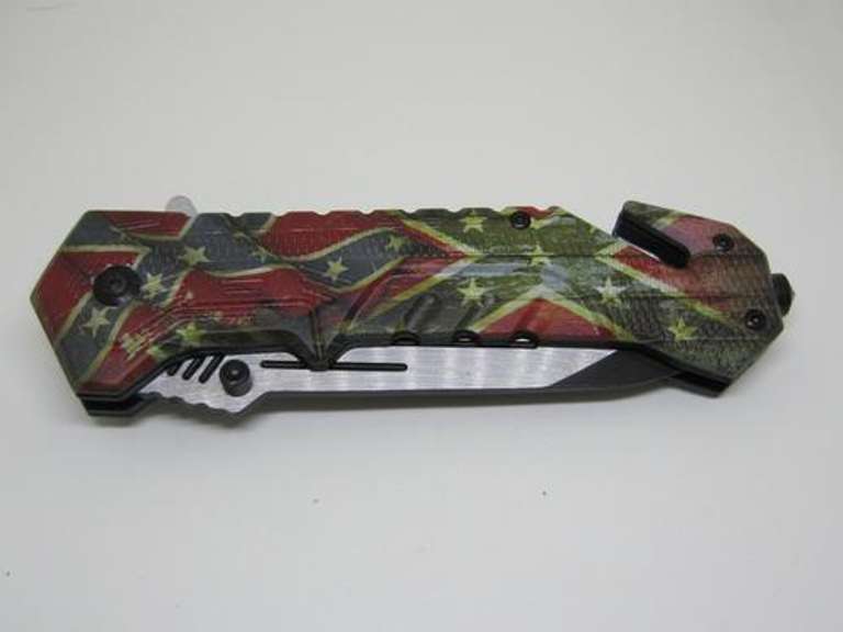 Snake Eye Tactical Recuse Style Spring Assist Knife