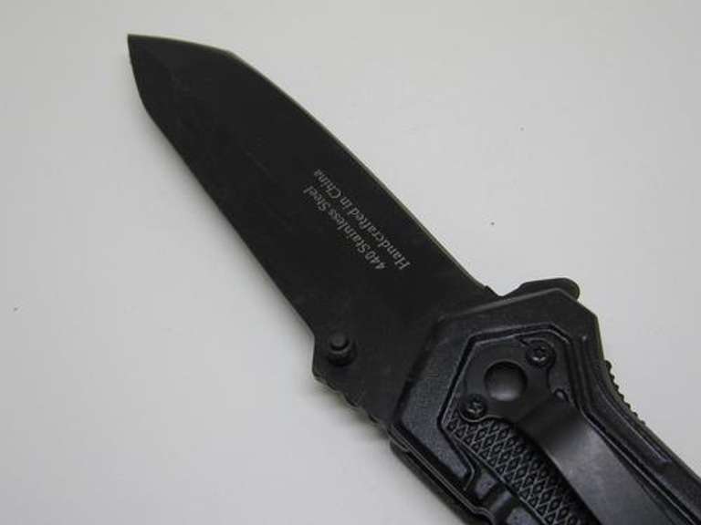 Snake Eye Tactical Recuse Style Spring Assist Knife