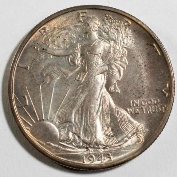 1943 S Choice Gem BU Glowing Walker Half