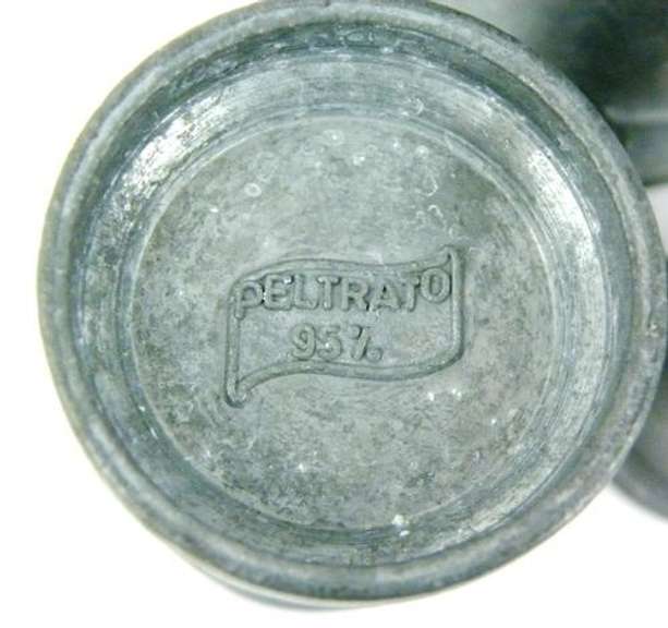 3 Vintage Italian Pewter Measuring Tankards