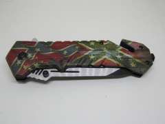 Snake Eye Tactical Recuse Style Spring Assist Knife