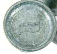 3 Vintage Italian Pewter Measuring Tankards