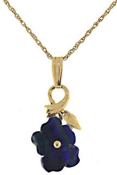 Great Flower Carved Opal Necklace