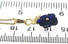 Great Flower Carved Opal Necklace