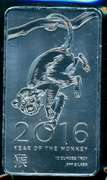Special 'Year of the Monkey' 10 oz Pure .999 Silver Bar