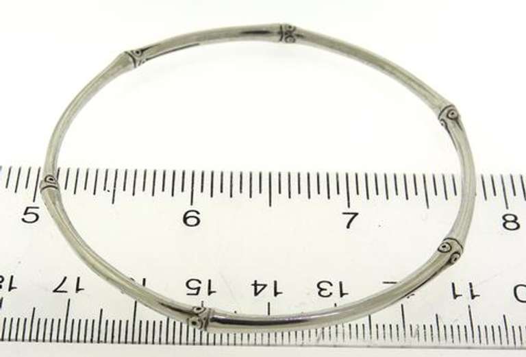 Sleek & Chic John Hardy Bamboo Designer Bangle