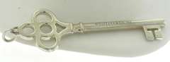 Tiffany & Co Sterling Silver Key Pendant