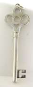 Tiffany & Co Sterling Silver Key Pendant