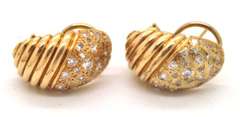 14K Ladies Diamond Earrings