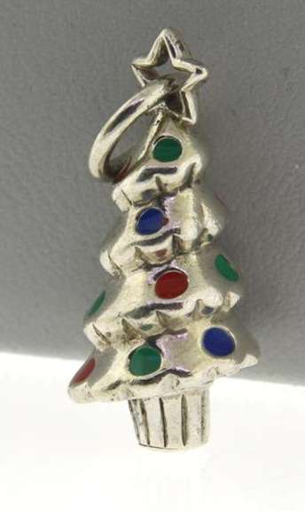 Tiffany & Co Christmas Tree Enamel Charm
