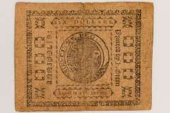 Maryland August 14 1776 Six Dollar Colonial Note