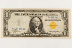 Choice CU 1935 A $1 North Africa Silver Certificate